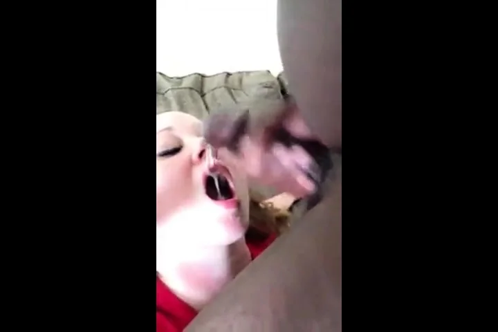 Brunette Slut Gives Blowjob To Big Cock Outdoors