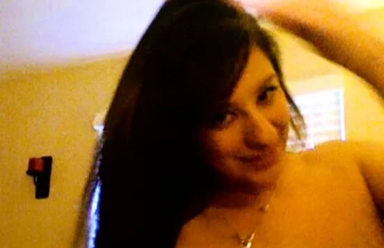 Busty brunette bitch with big boobs