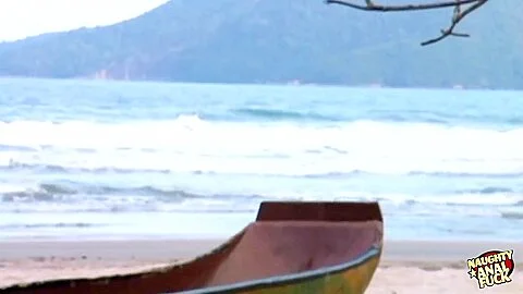 Sexy Couple Finds A Deserted Island And Has Passionate Loving Sex There For Several Days