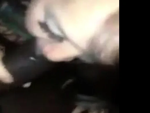 someones asian girl sucking a black guys dick