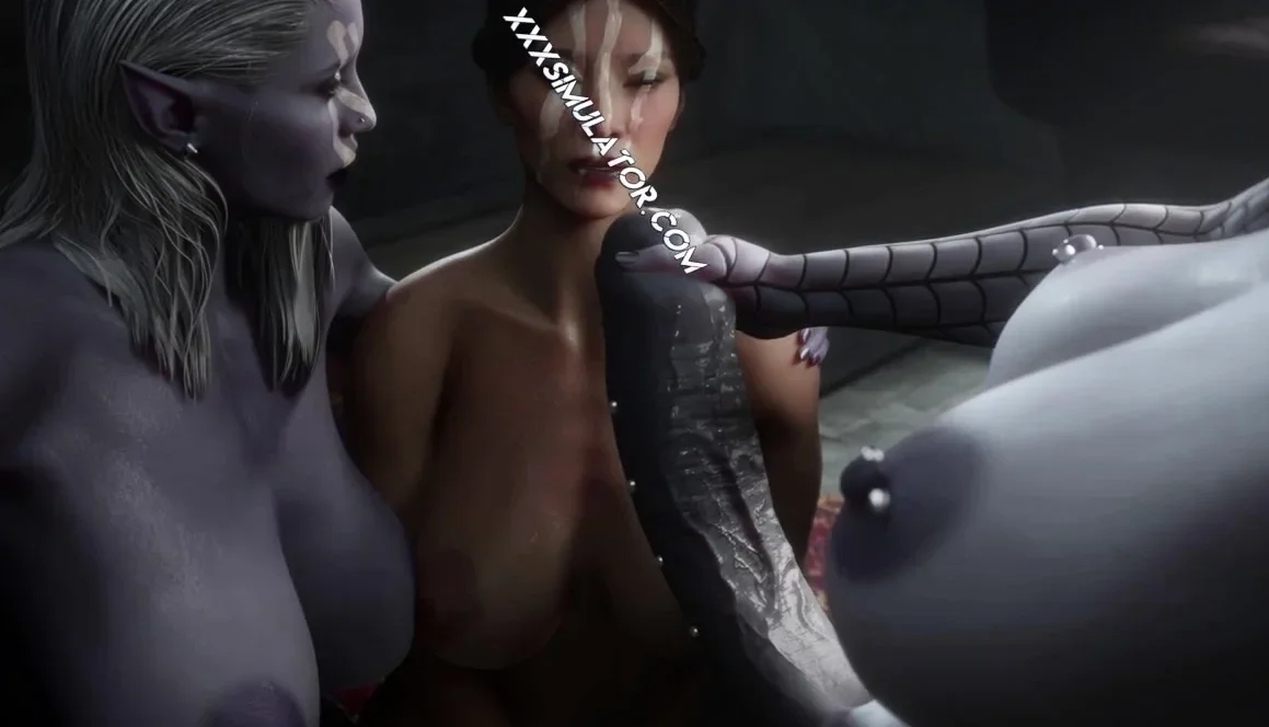 3D FUTA Fantasy - MK - Sindel XXX - 4K Monster Cock