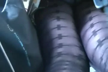 Upskirt escalator 1