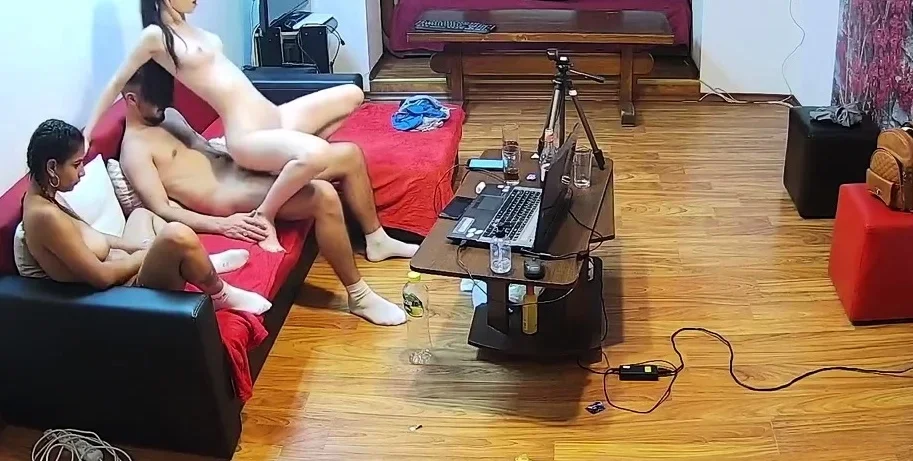 Amateur latin caught by hidden cam