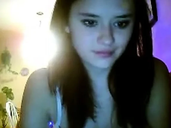 Brunette beauty teases on cam