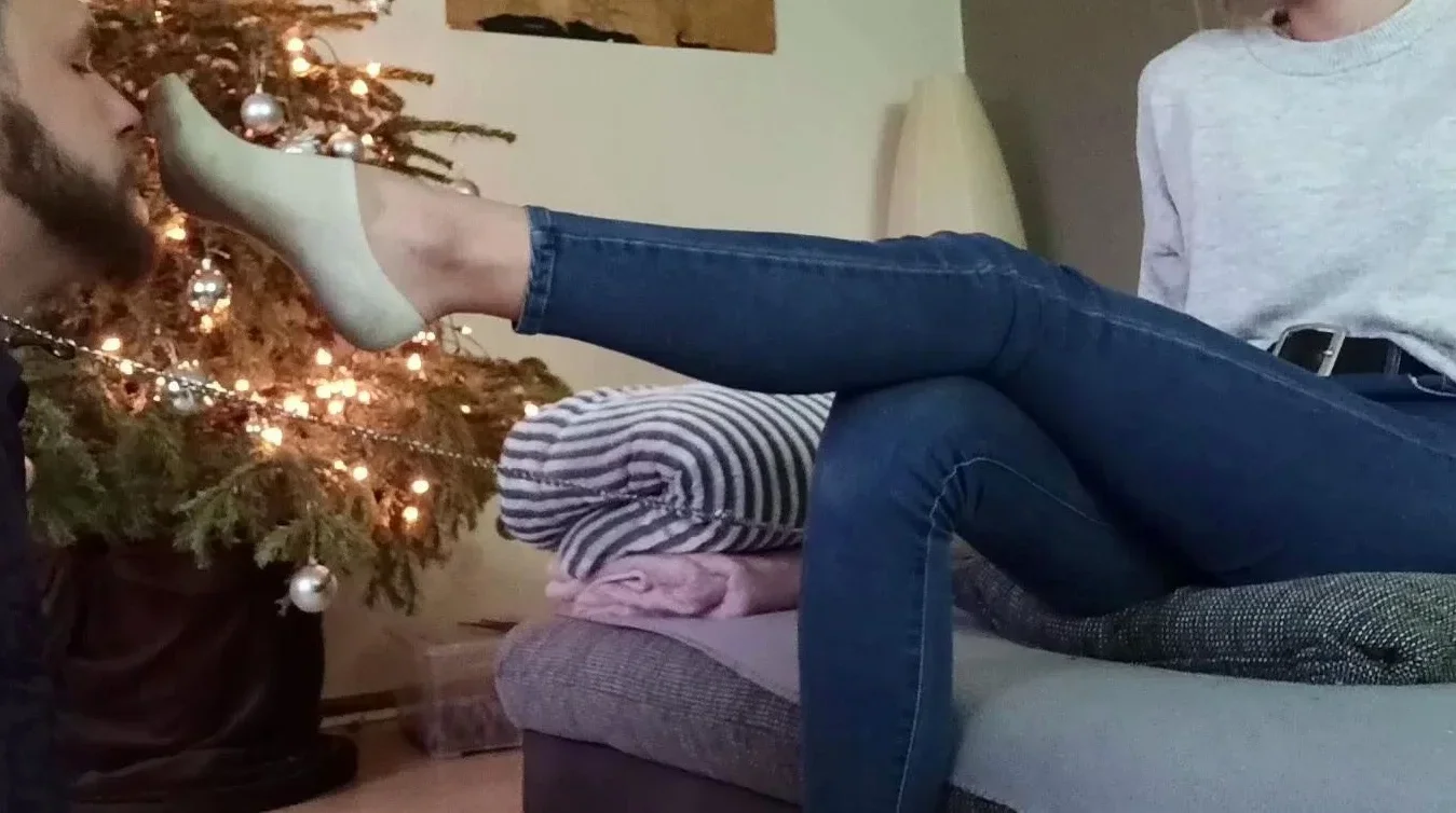 Beautiful Brunette Foot Fetish