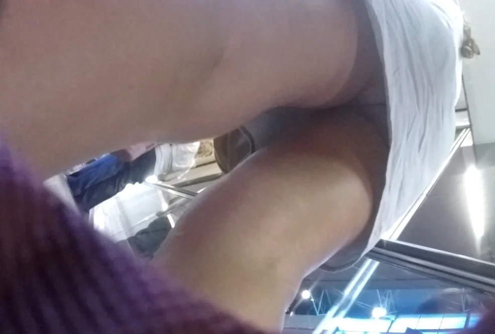 Another Upskirt at escalator