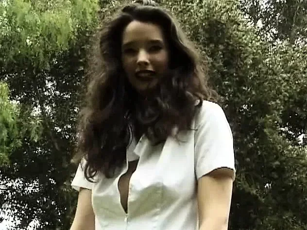 Attractive Lorraine lifts up her skirt to let you look at her lovely cunt