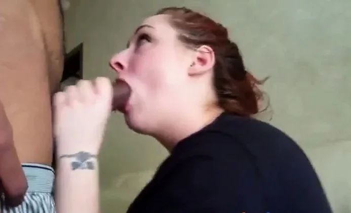 She sucks his first black dick