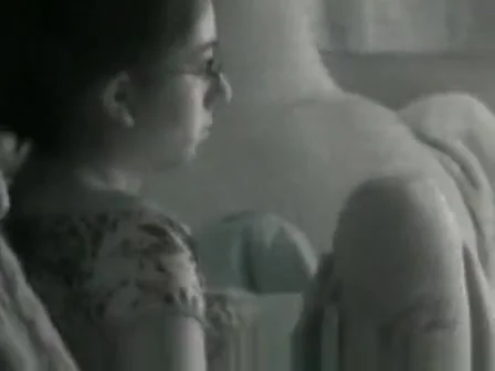 Nerdy girl playing with herself caughts the peeper