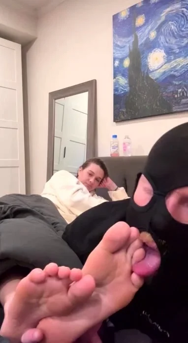 Foot teasing femdom fetish bitch