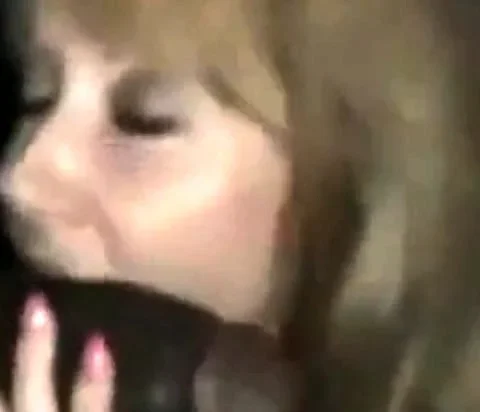Amateur girl sucks and fucks BBC at Gloryhole