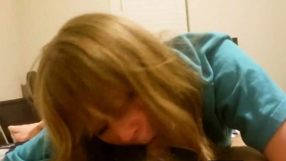 Making his dick throb with my mouth