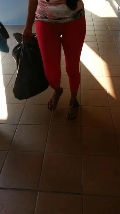 Leggins Rojo Rica Por Adelante Rica Por Atras