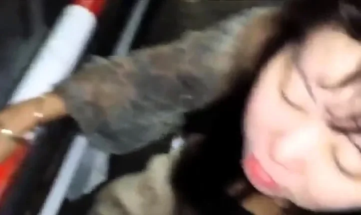 Chubby Asian MILF's Blowjob and Facial
