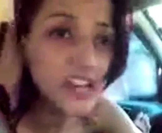 Dilhi college girl in Car