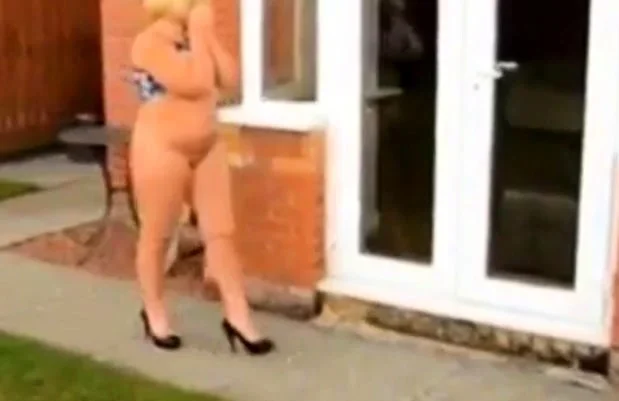 Walking nude