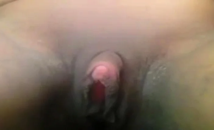 Rubbing Her Giant Clitoris