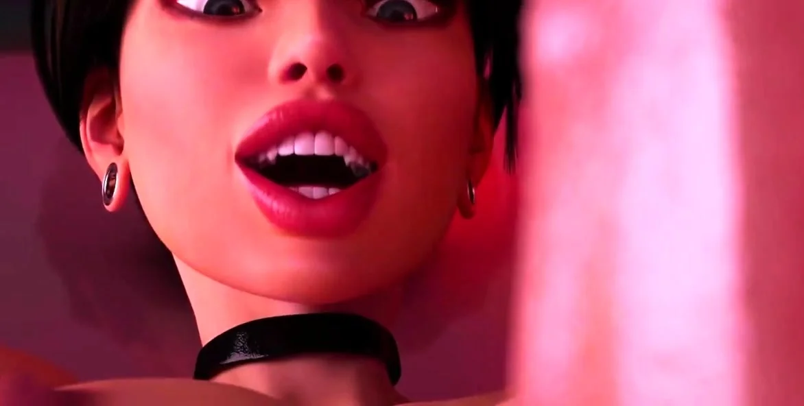 ULTRA Realistic 3D Shemale MILF Masturbates