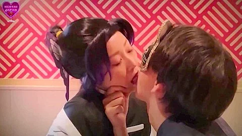 Shinobu Loves Sloppy Kiss And Exchange Spit 4k 60fps Demon Slayer Kocho Shinobu 胡蝶しのぶ