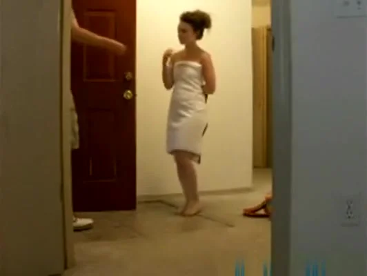 Towel drop for deliveryman