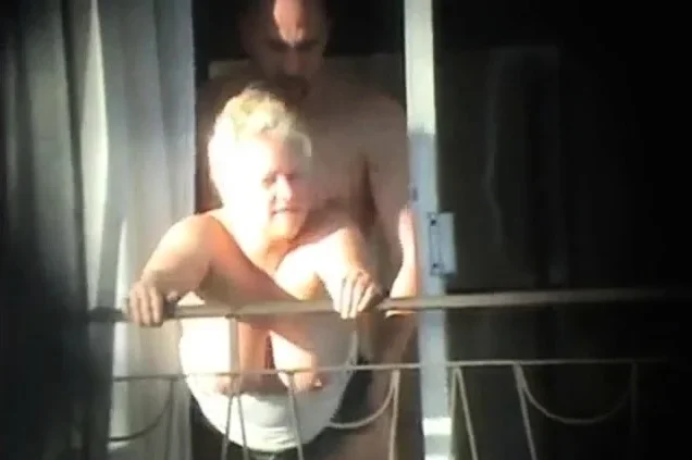 sex and balcony (Voyeur get caught)
