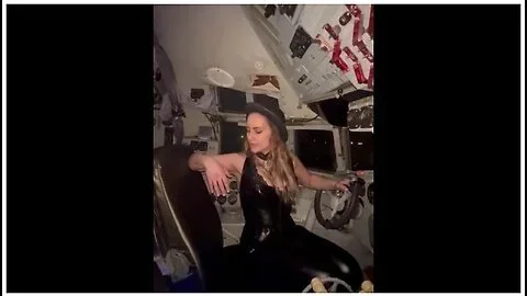Mistress Tirza And 2 Bi-sluts In The Cockpit