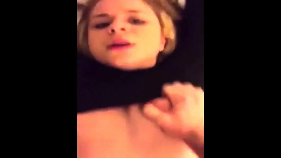 very pretty blonde reaches an incredible orgasm