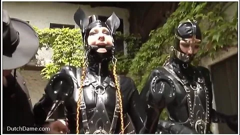Dutch Dame And Anna Rose In Ponygirls And