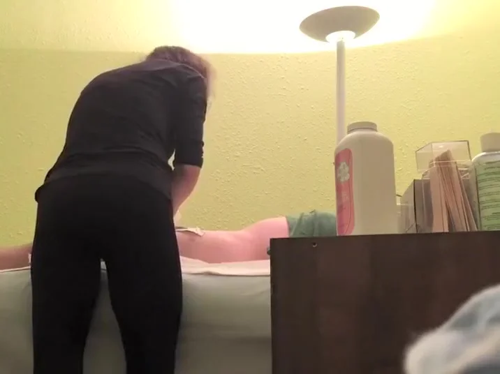 in the waxing saloon