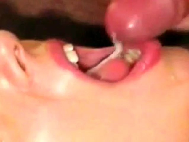 She loves to eat warm cum