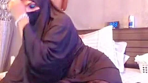 Turkısh Hijap black Play With Dildo APOLET