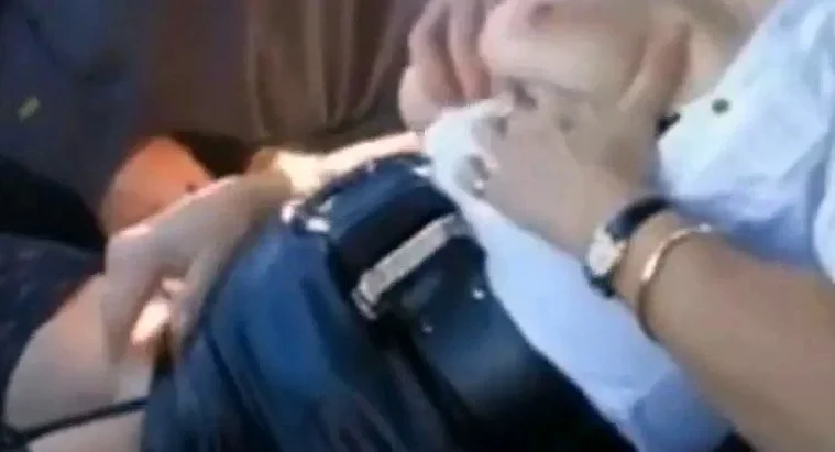 French Amateur Shows Off in Car