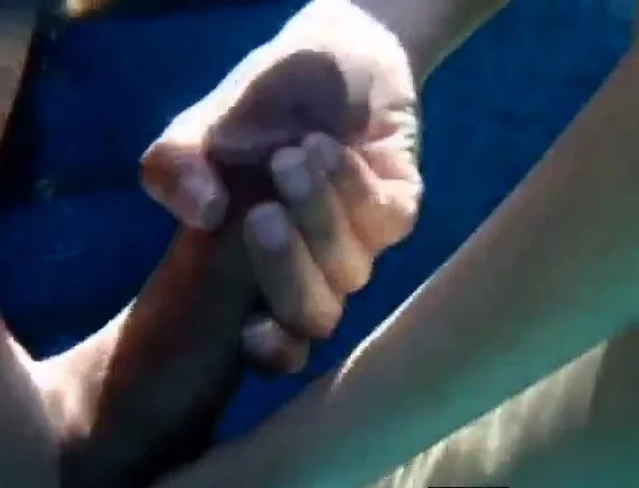 Girl pulling my cock underwater