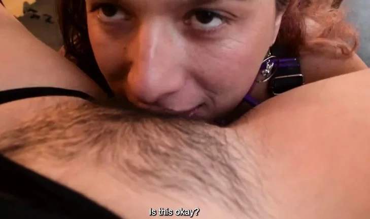 Blonde and brunette lesbians licking and sucking pussy