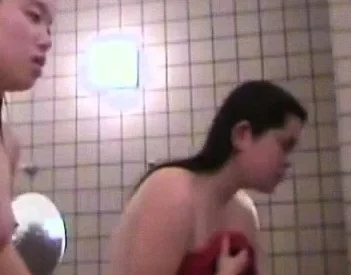 In the shower hidden cam