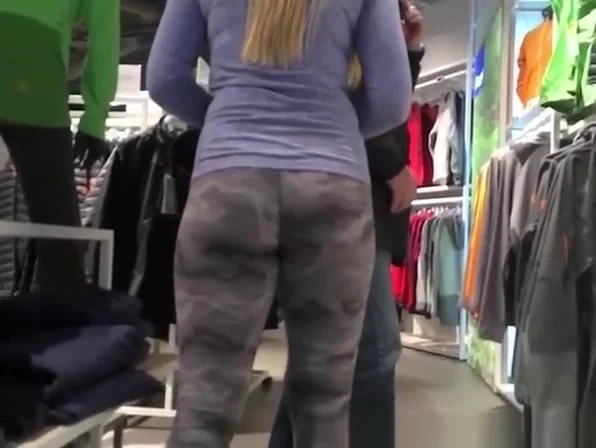 Girl wearing camouflage pattern leggings