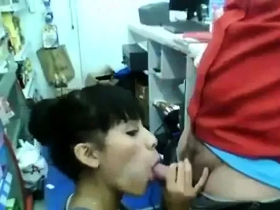 Mexican girl giving a blowjob