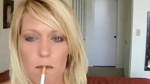 Charlee Smoking Striptease And Blow Job ... Custom Made Video !!
