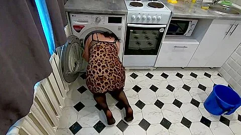 Stepmom Stuck Step son Fucked And Creampie