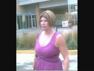 Upskirted a Sexy Woman - Nice Shot Up her Purple Dress!