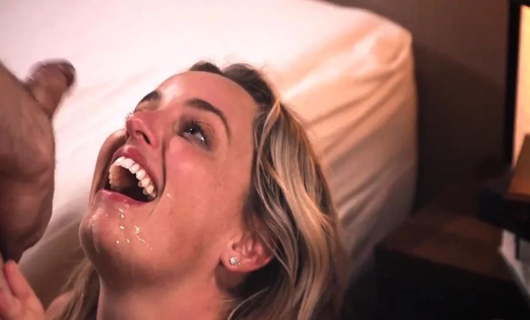 Big tit blonde teen sucks a big cock hardcore