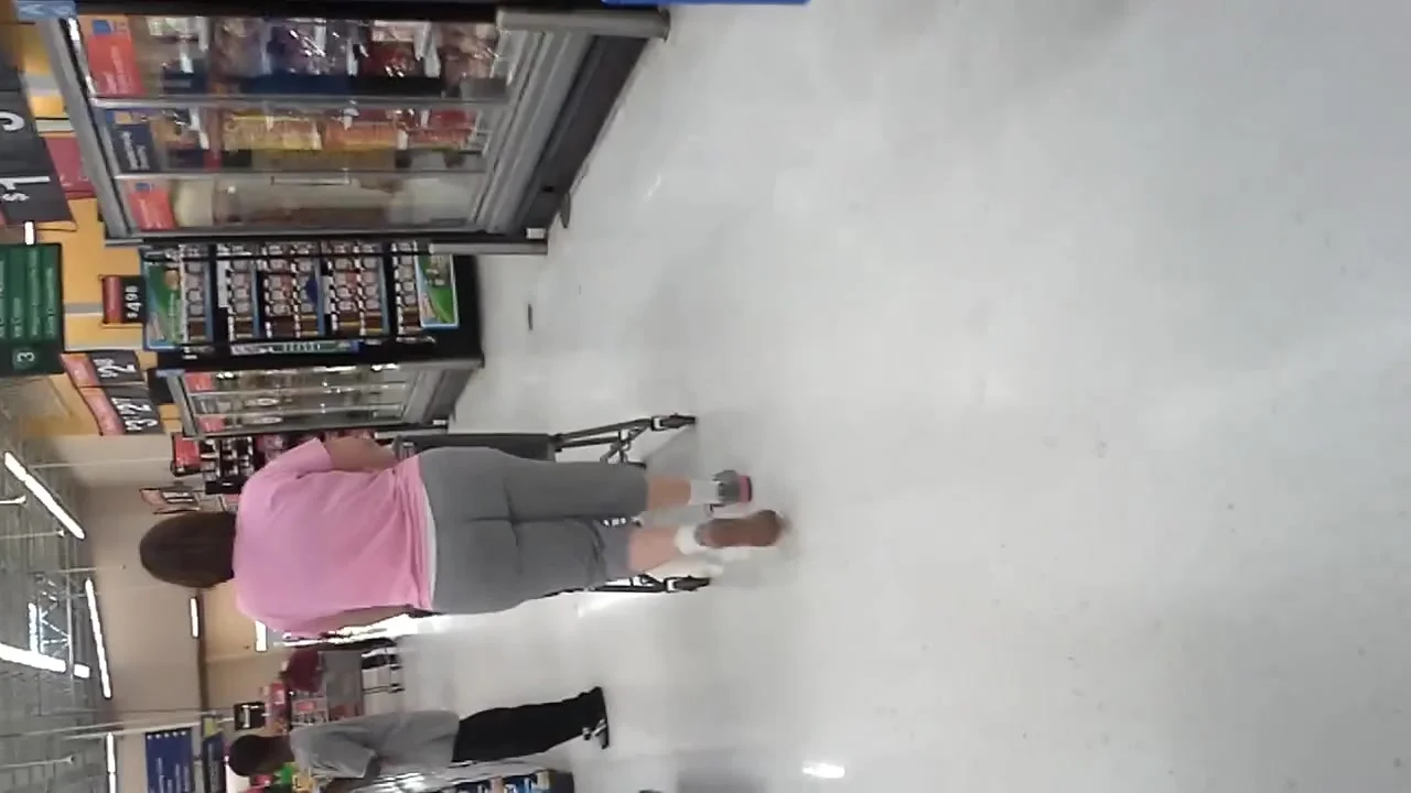 Candid juicy white booty