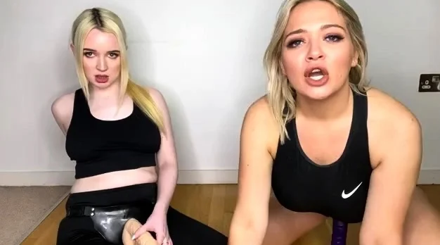 Lana Harding - Pegged by Alpha Gym Bunnies w. Lana Wolf