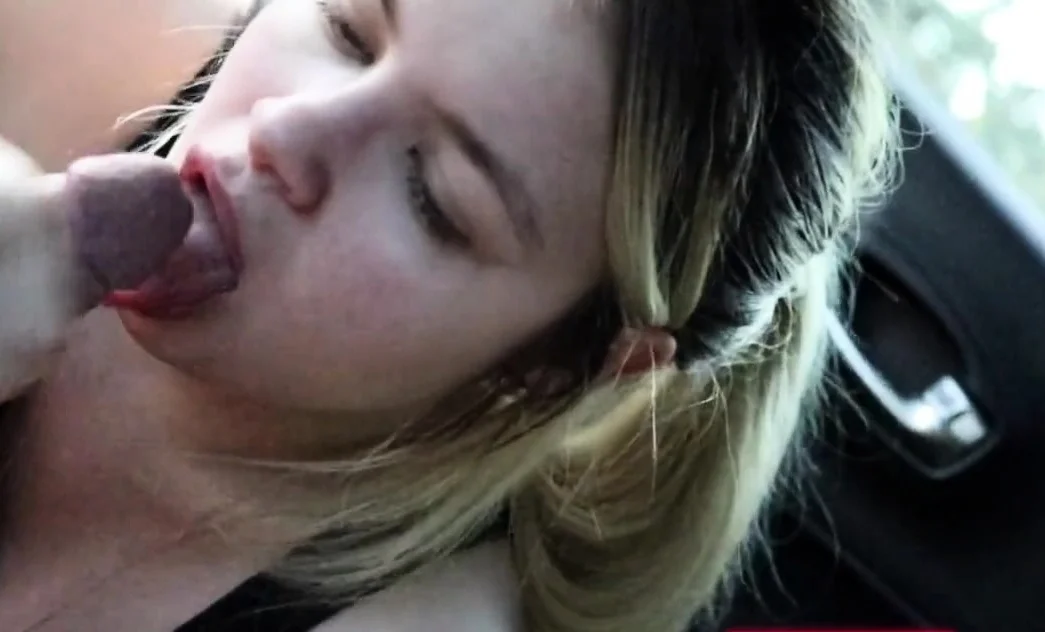 Blonde Cheats In Backseat With Big Cock