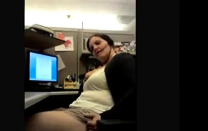 hot MILF Bating at work place