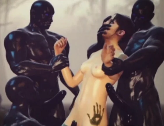 3D Girls Pulverized by Evil Creatures!