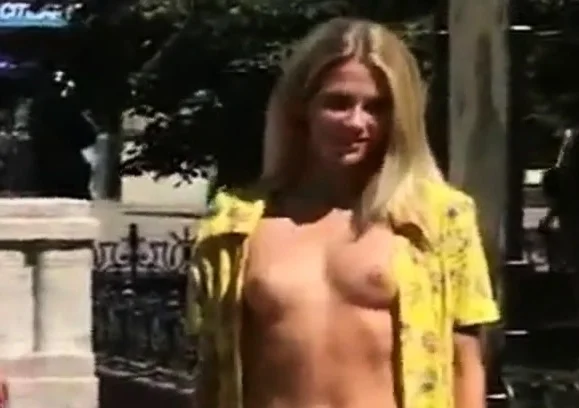 Krizstina beautiful czech naked in public