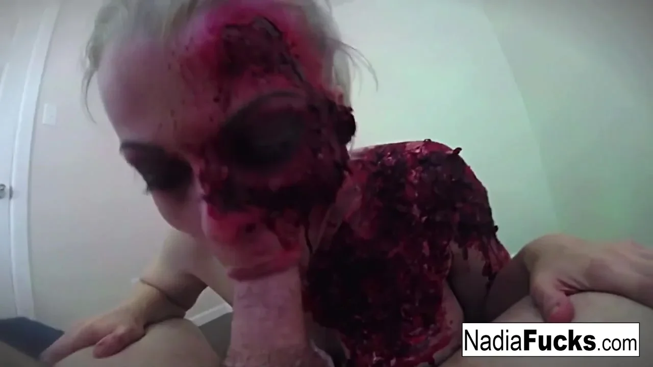 Nadia White : Horny zombie gets her fill of cock and jizz