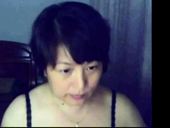 Chinese  lady on webcam