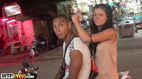 Bella Margo in strip party in a hot vacation porn video